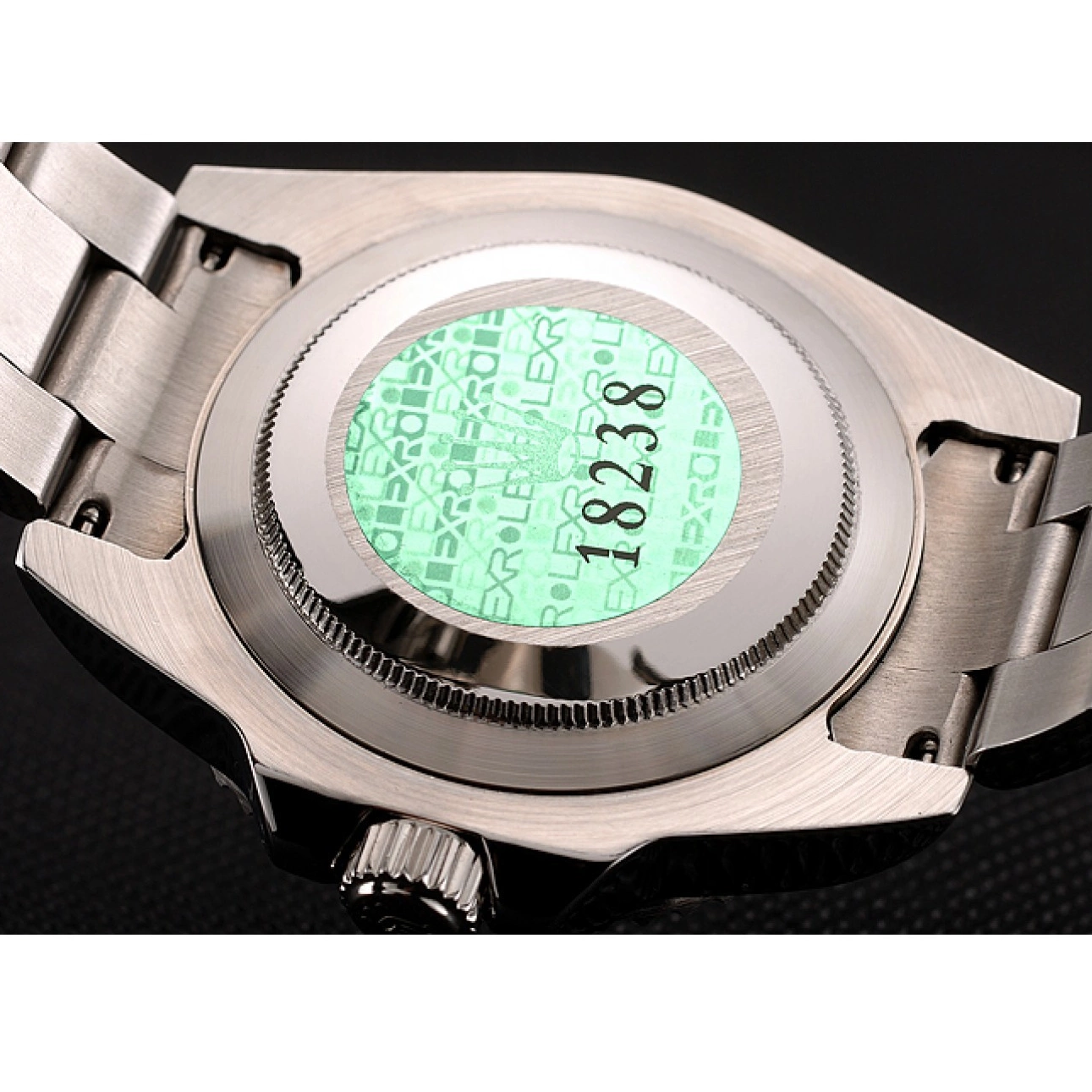 Aaa replica watch Pink Stainless Bracelet Rolex 1453865 Pink Submariner Steel Bezel Dial 0724